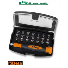 MICROGIRAVITE BETA CON 21 INSERTI DA 4 MM E IMPUGNATURA ART. BW 1256/C21-1